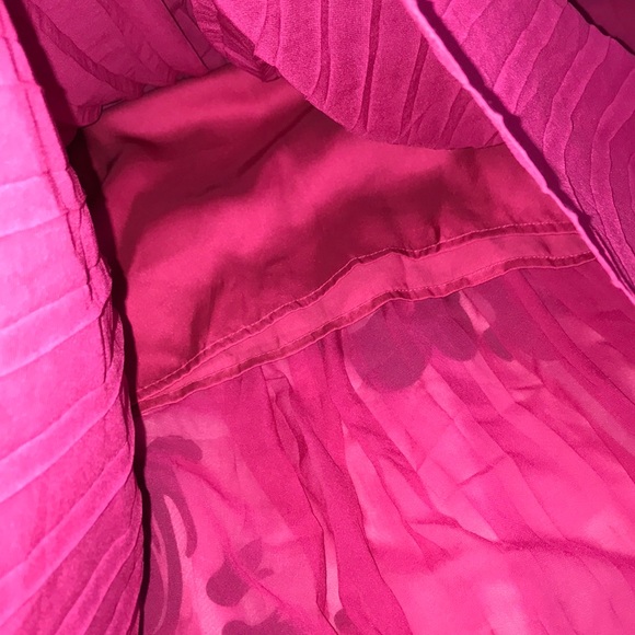 Hot Pink High Low Skirt - Picture 3 of 3